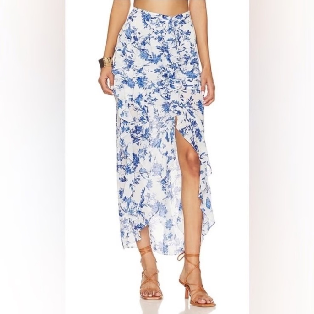 Free People Flounce Around Maxi Skirt